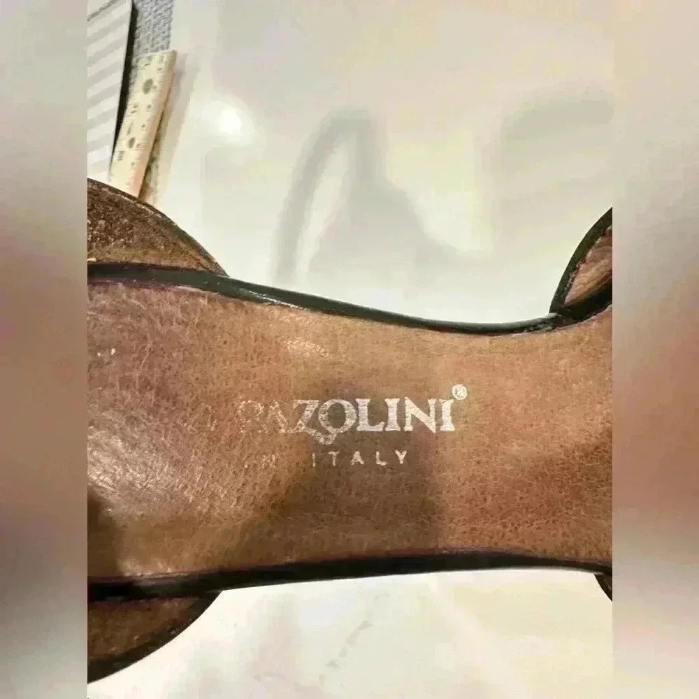 Pazolini Women's Patent Leather Heels Black/Brown Size 36.5 - Picture 8 of 8